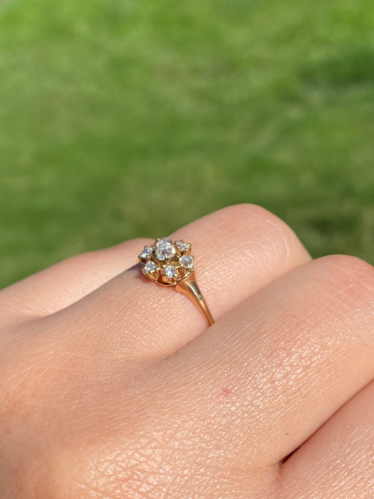 Unveiling the Georgian Diamond, Ruby, and Emerald Giardinetti Ring