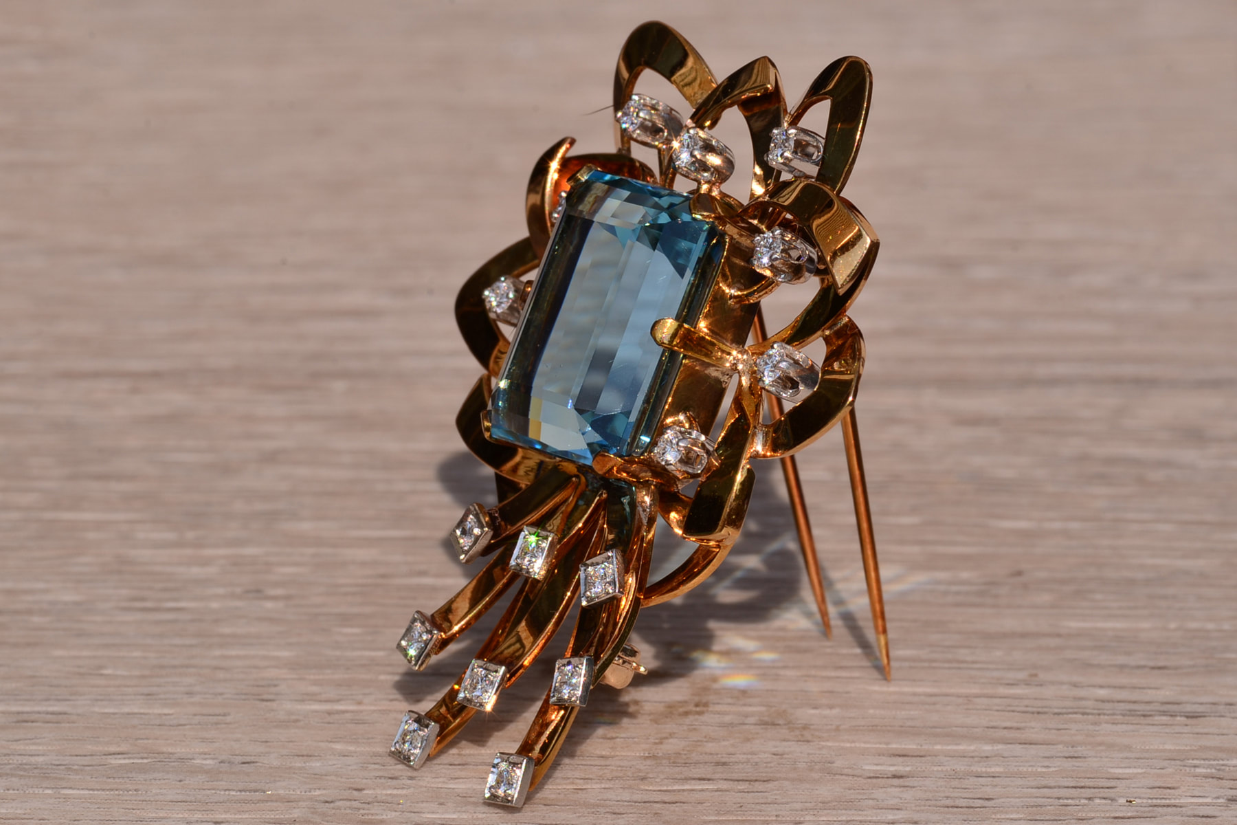 The Back Vault Estate Diamond Spider Brooch